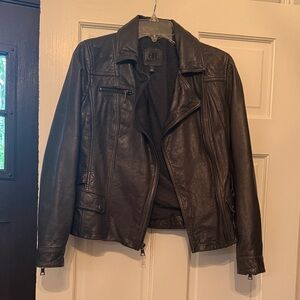 Banana Republic black Leather Jacket
